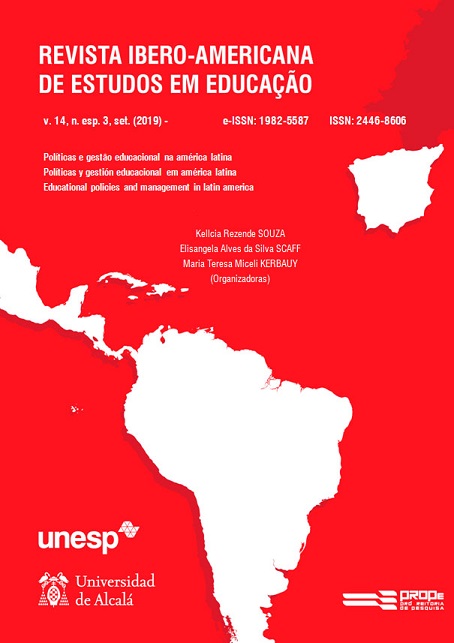 					Visualizar (2019) v. 14, n. esp. 3, out. - Dossiê: Políticas e gestão educacional na América Latina
				