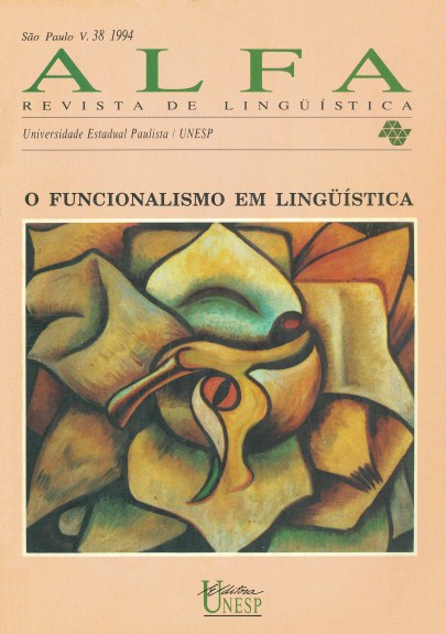 					Visualizar v. 38 (1994): O funcionalismo em Lingüística
				