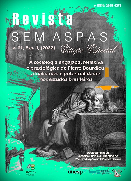 					Visualizar v. 11, esp. 1 (2022) -  A sociologia engajada, reflexiva e praxiológica de Pierre Bourdieu: Atualidades e potencialidades nos estudos brasileiros
				